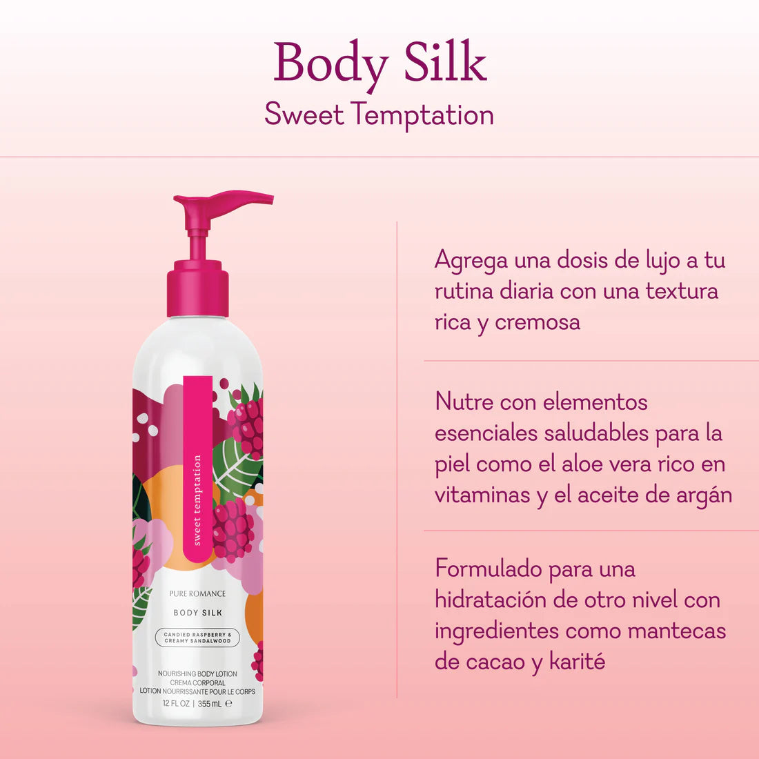 Nourishing Body Lotion Body Silk - Sweet Temptation