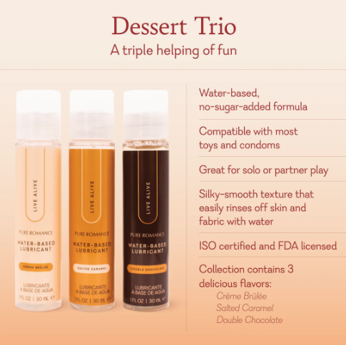 Dessert Trio Lubricant Gift Set