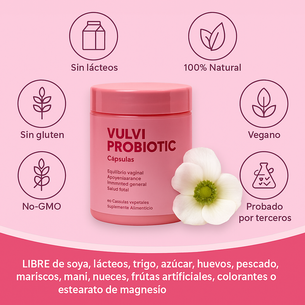 🌸 ¡Probióticos para la salud vaginal de la mujer! 💌