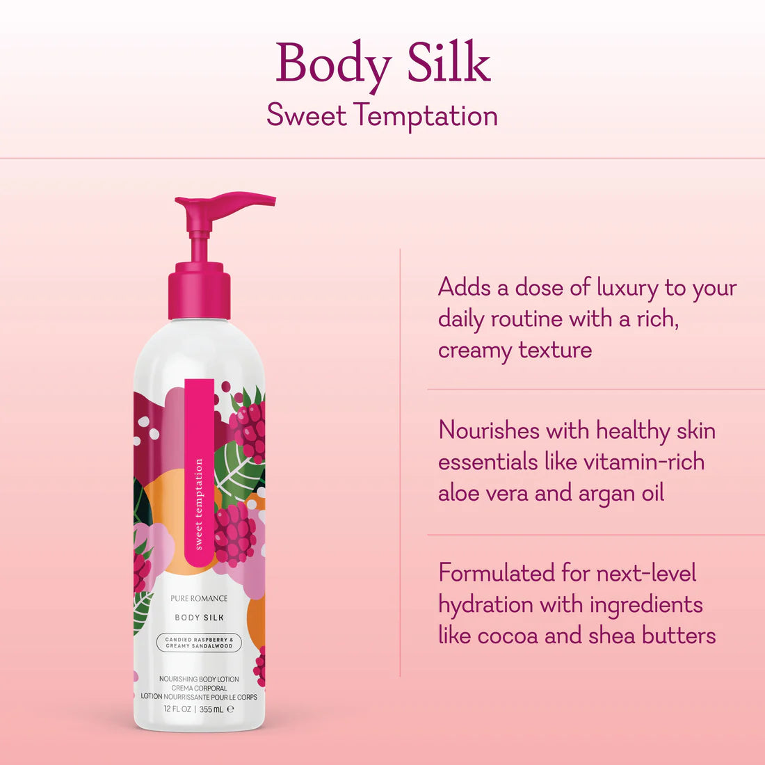 Nourishing Body Lotion  Body Silk - Sweet Temptation
